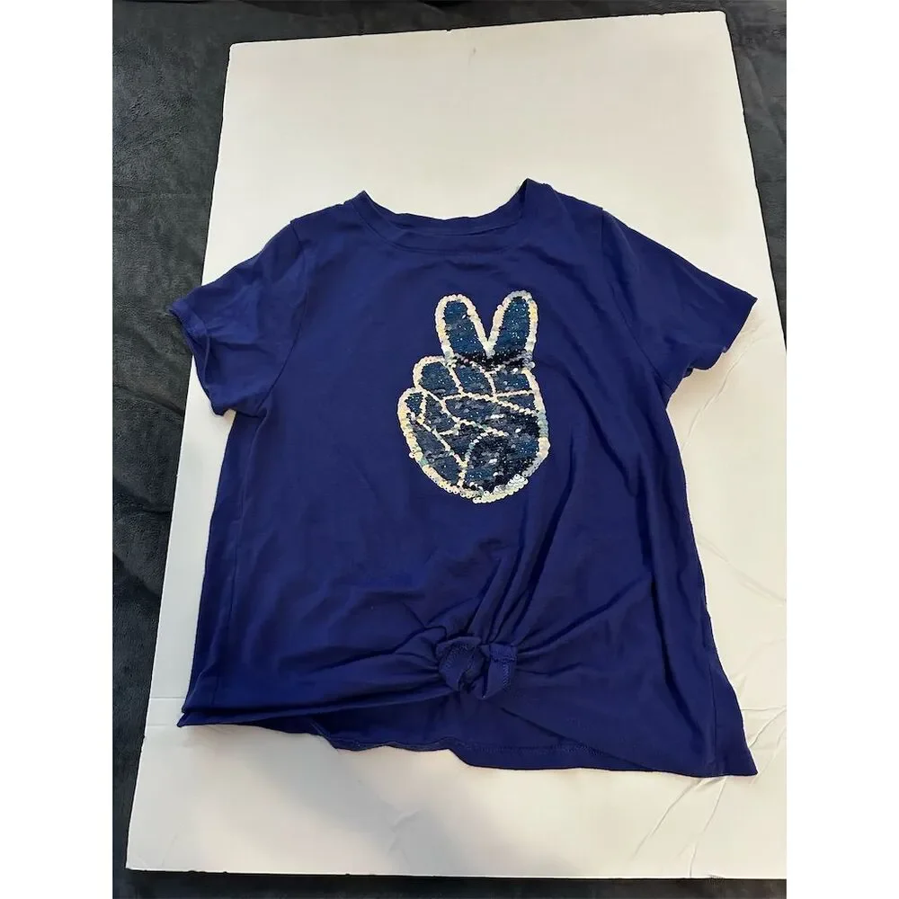 Sonoma Girls' Graphic T-Shirt Bundle Size M Multicolor Short Sleeve Casual